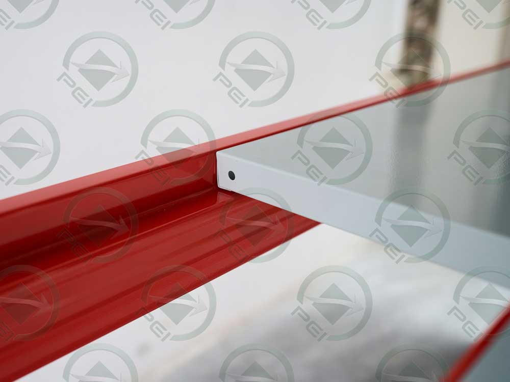 Detalle de rack de capacidad media