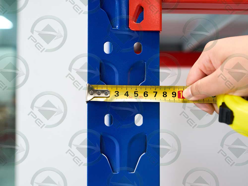 Detalle de rack de capacidad media