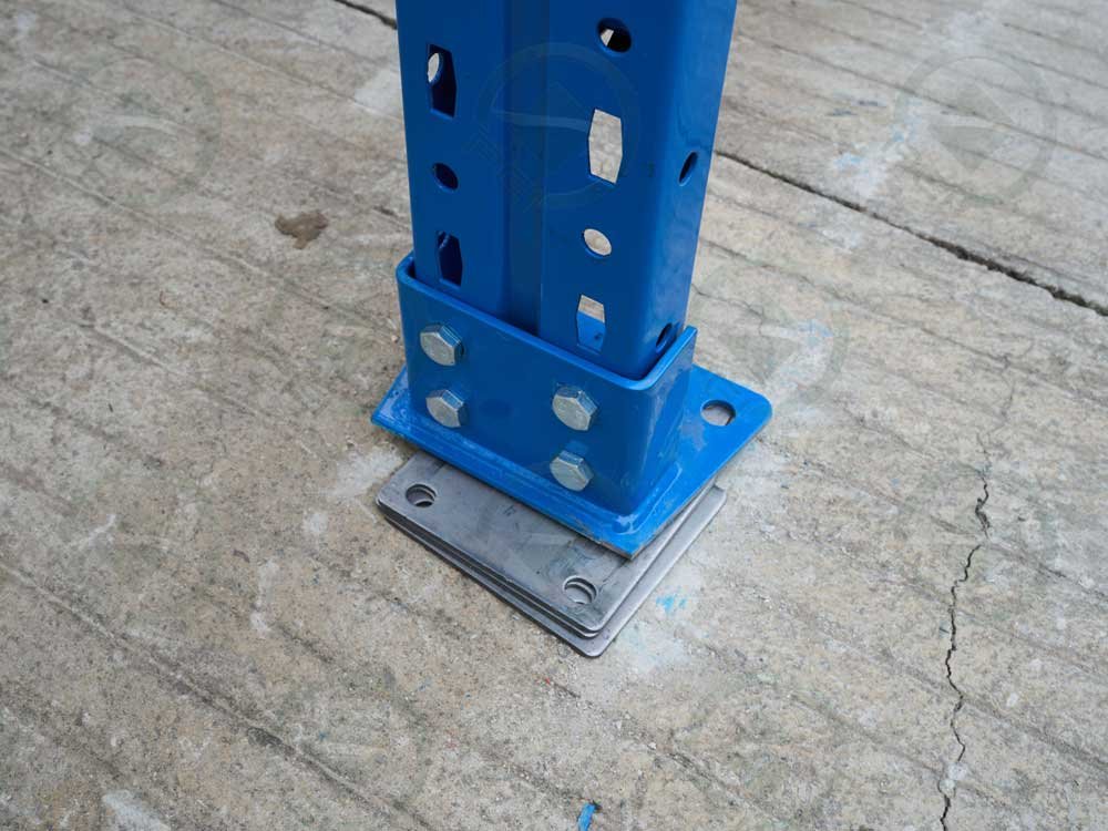 Detalle de rack de gravedad