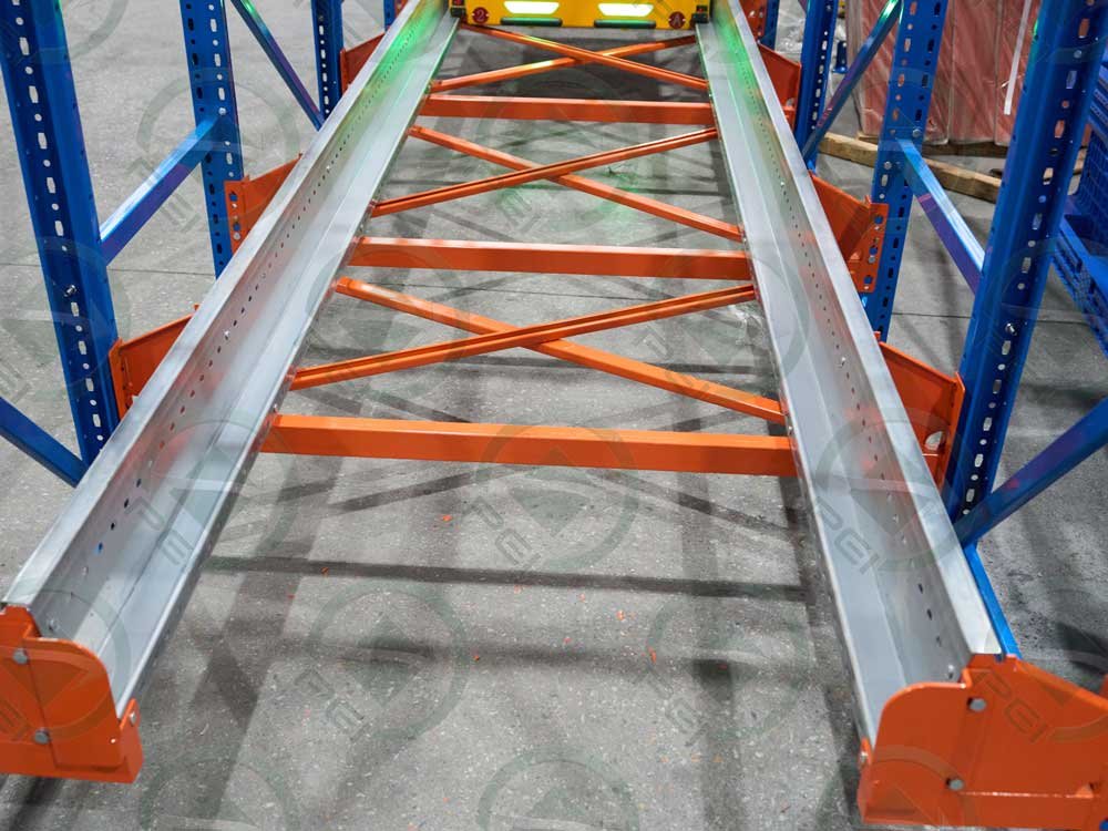 Detalle de rack shuttle