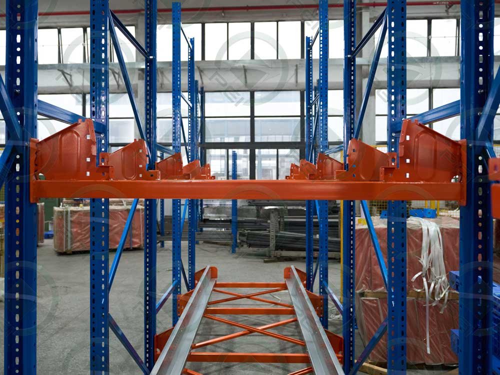 Detalle de rack shuttle